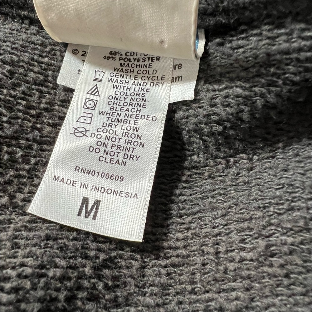 Bulls sweat jacket hoodie zip up Mens M Junkfood brand faded streetwear - Picture 6 of 7
